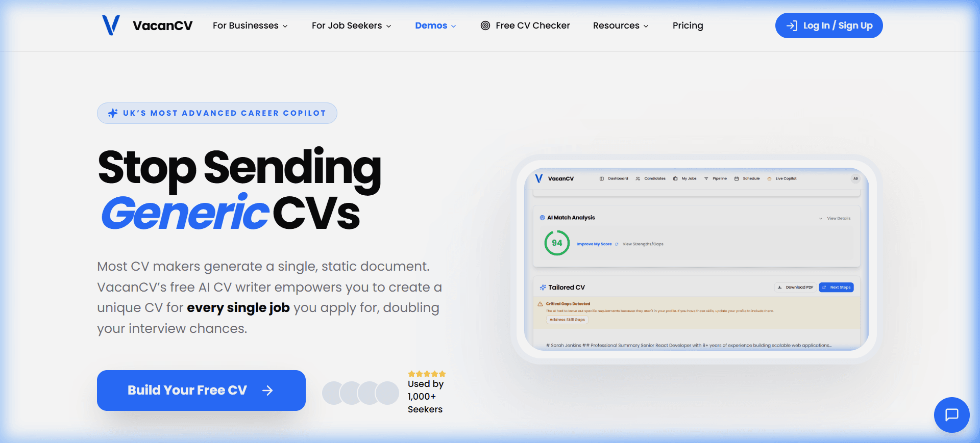 Generate Tailored Documents